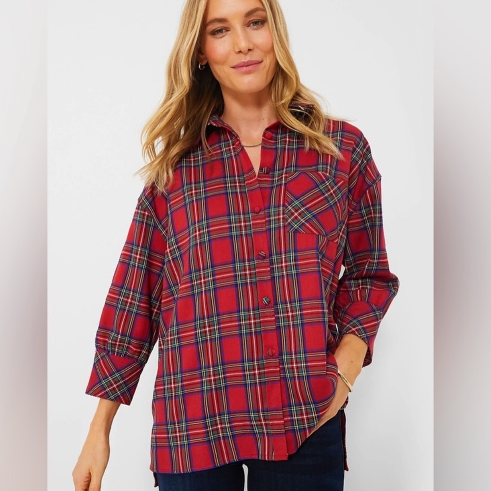 Tuckernuck MacLeod Red plaid button down